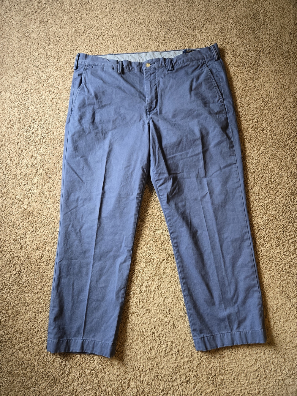 Polo Ralph Lauren Blue Stretch Straight Fit Chinos 38x30
